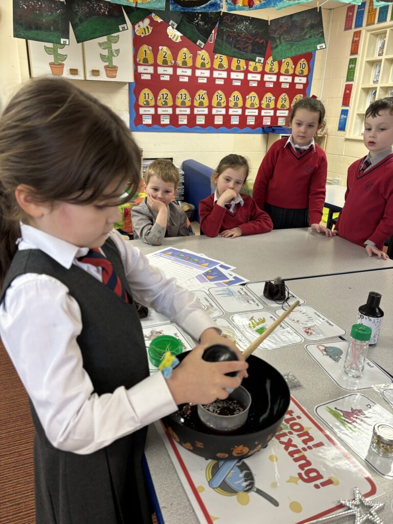 Magical potion making&#8230;, Copthill School