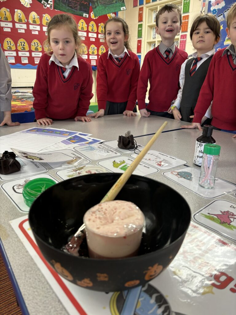 Magical potion making&#8230;, Copthill School