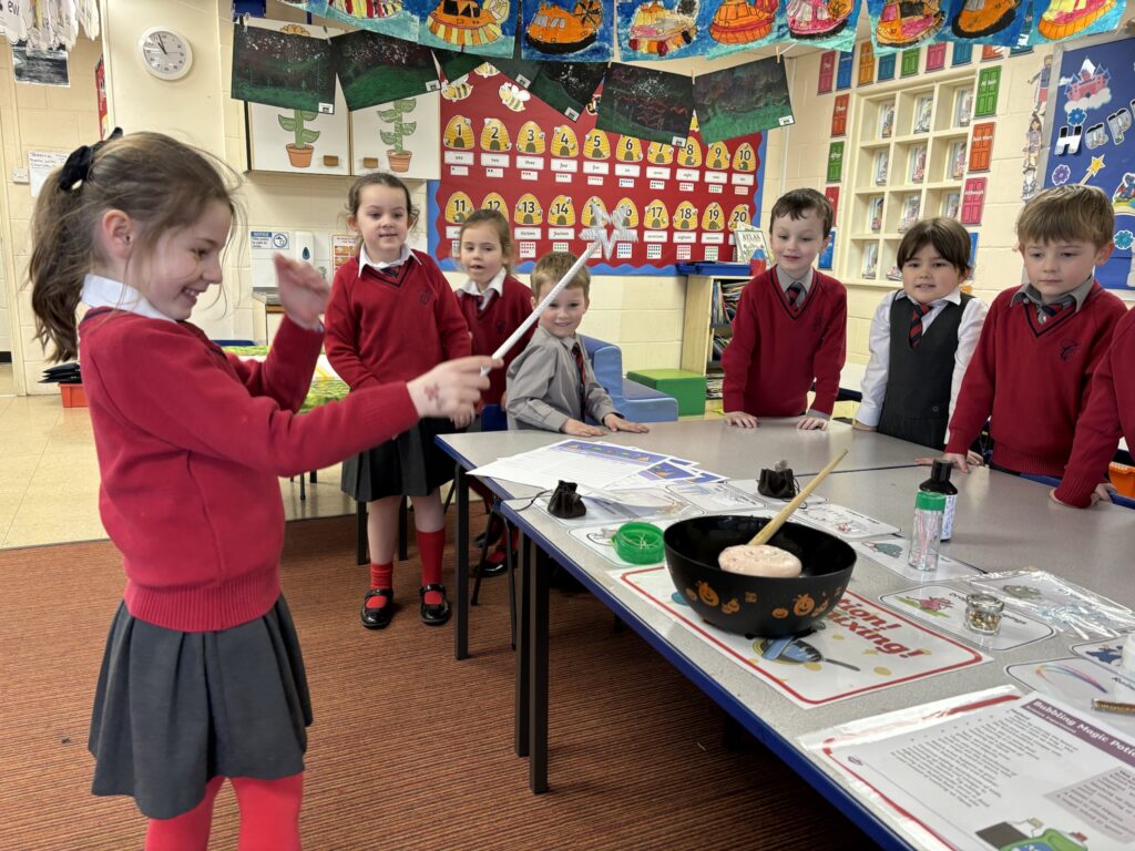 Magical potion making&#8230;, Copthill School