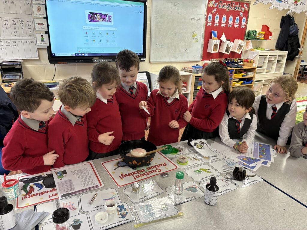 Magical potion making&#8230;, Copthill School