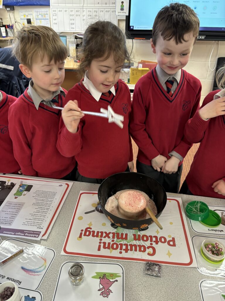 Magical potion making&#8230;, Copthill School