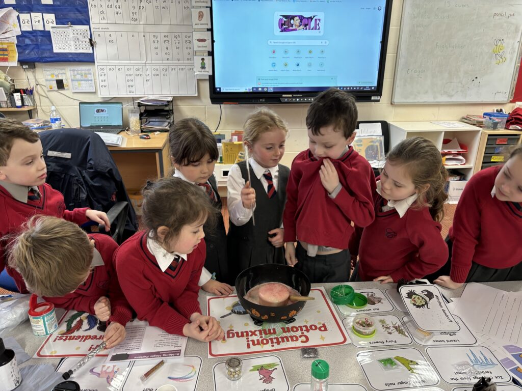 Magical potion making&#8230;, Copthill School