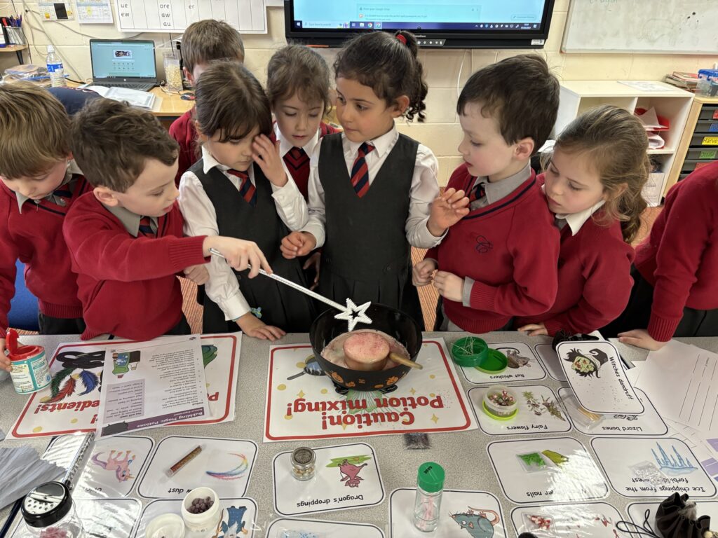 Magical potion making&#8230;, Copthill School