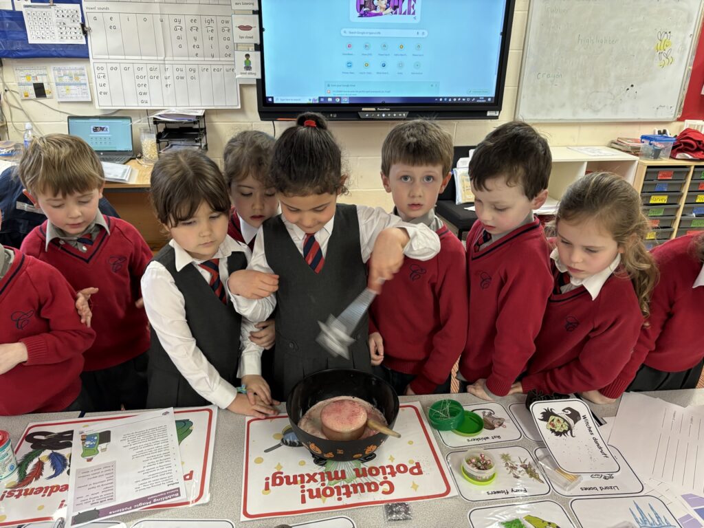 Magical potion making&#8230;, Copthill School