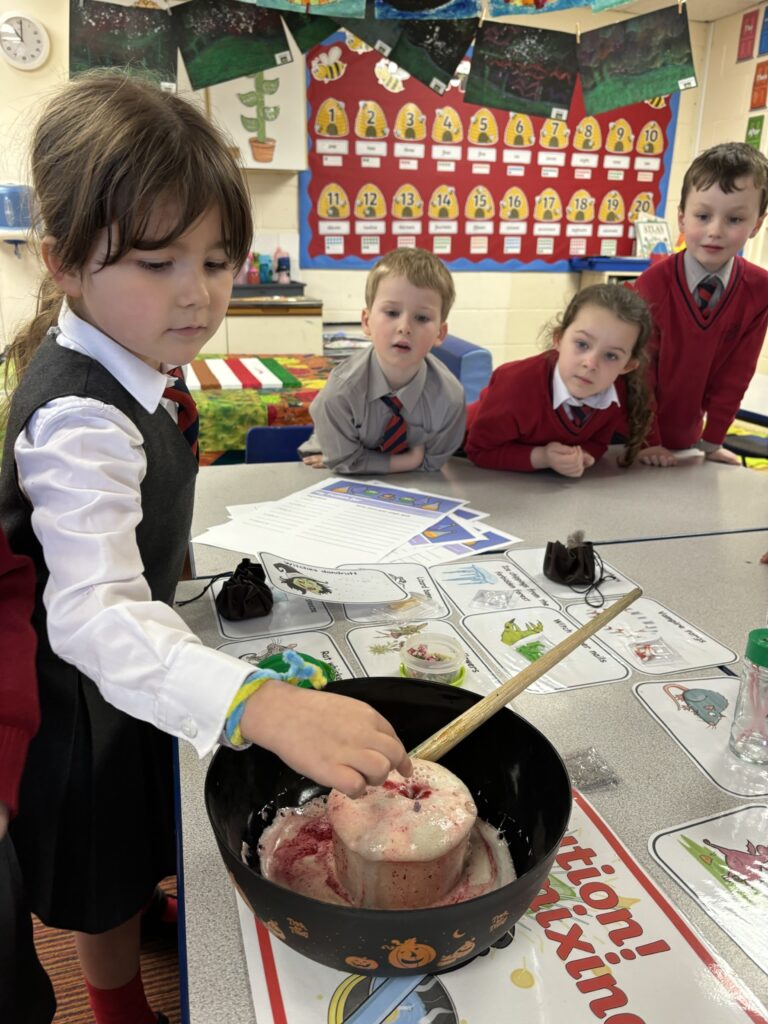 Magical potion making&#8230;, Copthill School