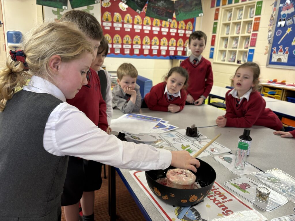 Magical potion making&#8230;, Copthill School