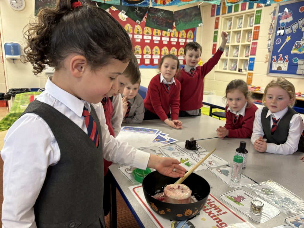 Magical potion making&#8230;, Copthill School