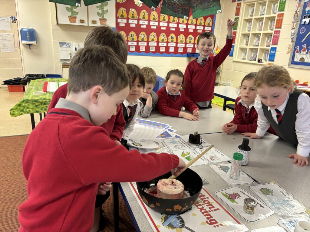 Magical potion making&#8230;, Copthill School