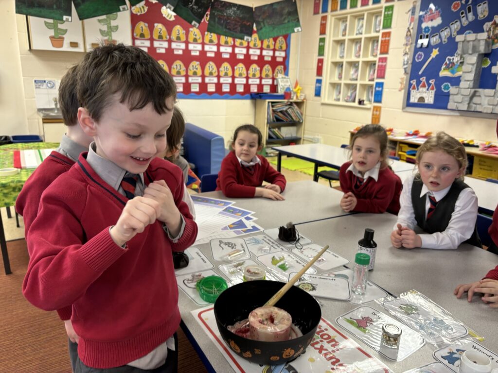 Magical potion making&#8230;, Copthill School