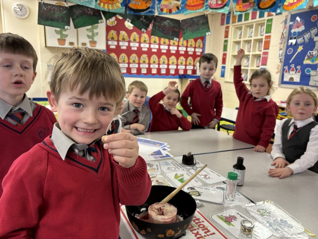 Magical potion making&#8230;, Copthill School