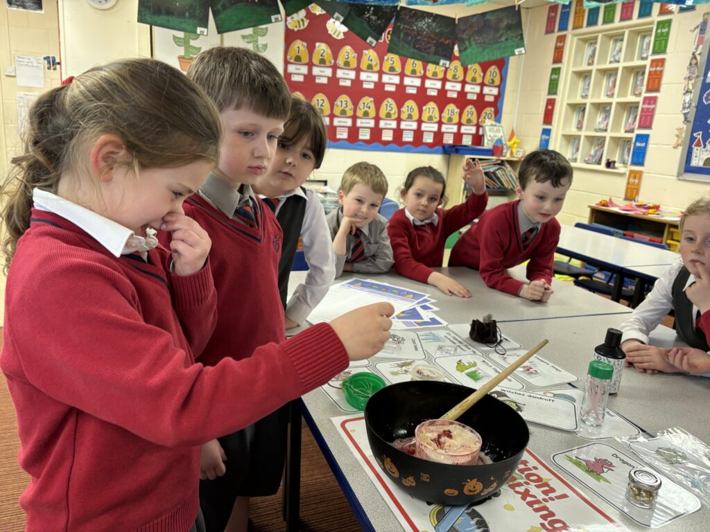 Magical potion making&#8230;, Copthill School