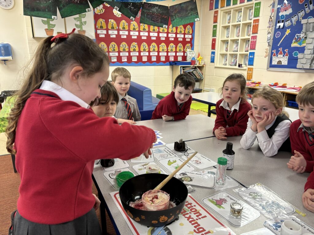 Magical potion making&#8230;, Copthill School