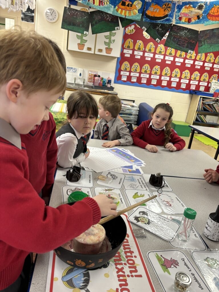 Magical potion making&#8230;, Copthill School