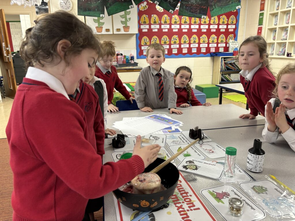 Magical potion making&#8230;, Copthill School