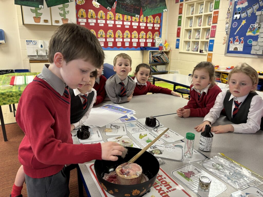 Magical potion making&#8230;, Copthill School