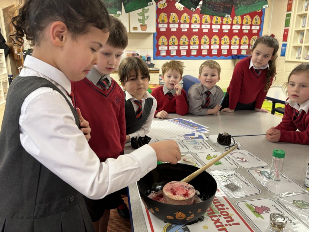 Magical potion making&#8230;, Copthill School