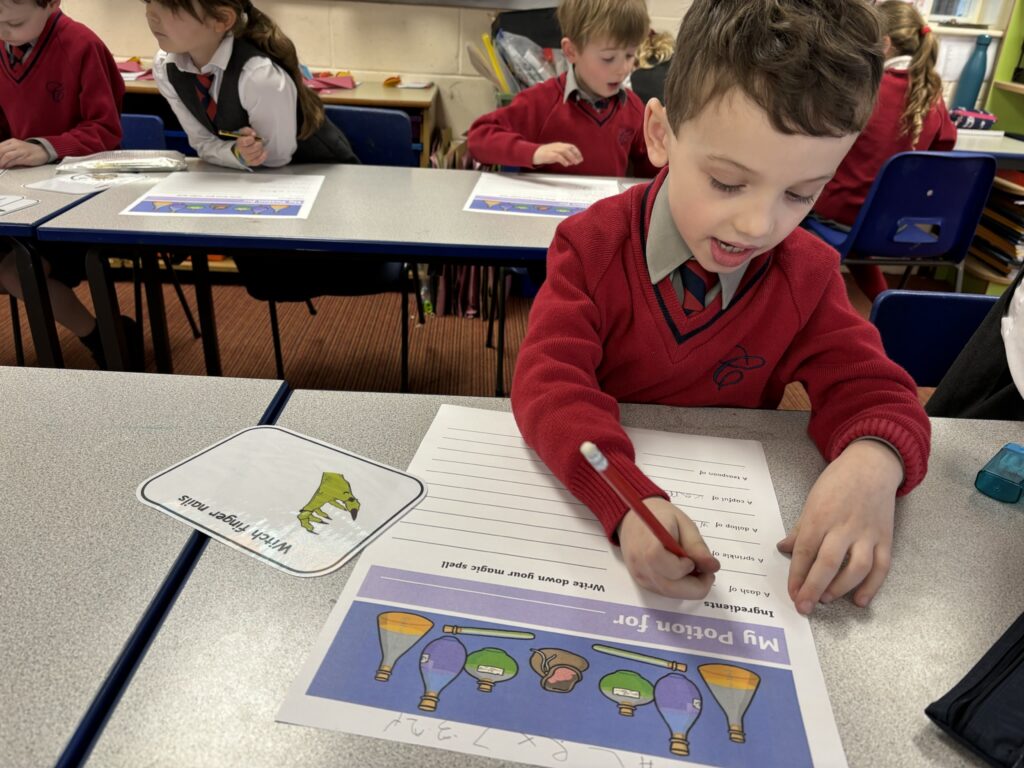 Magical potion making&#8230;, Copthill School