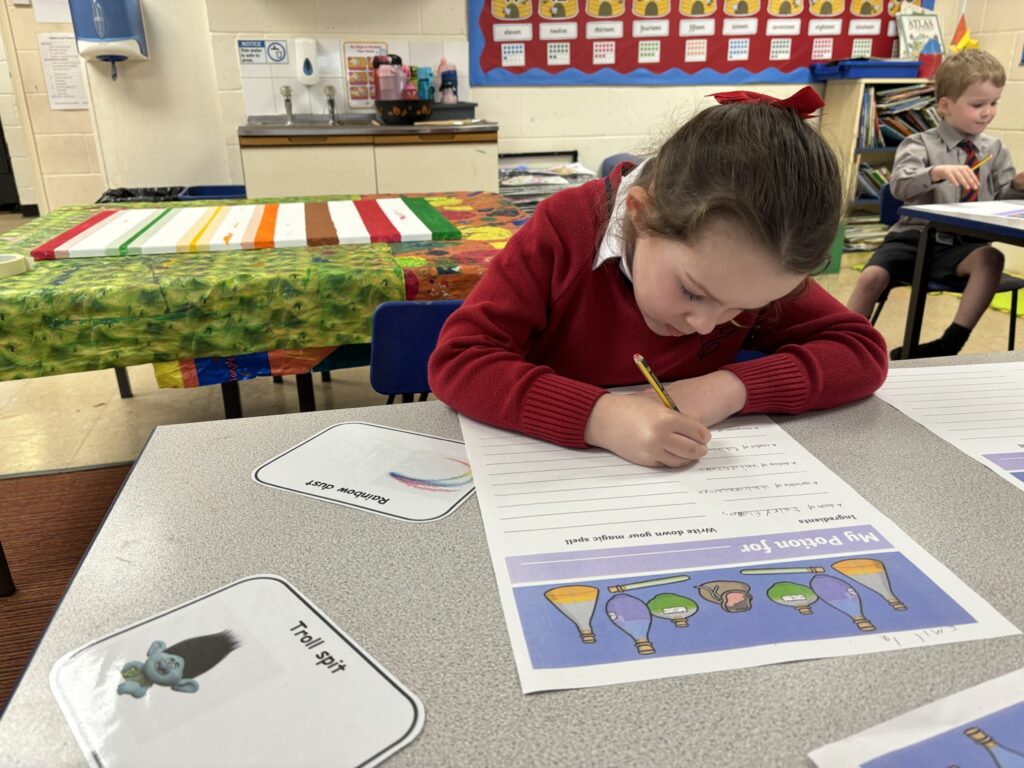 Magical potion making&#8230;, Copthill School