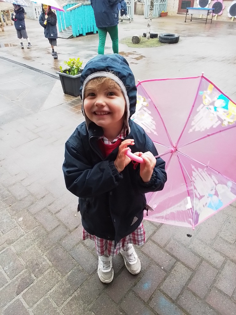 Singing In The Rain and Litter Picking, Copthill School