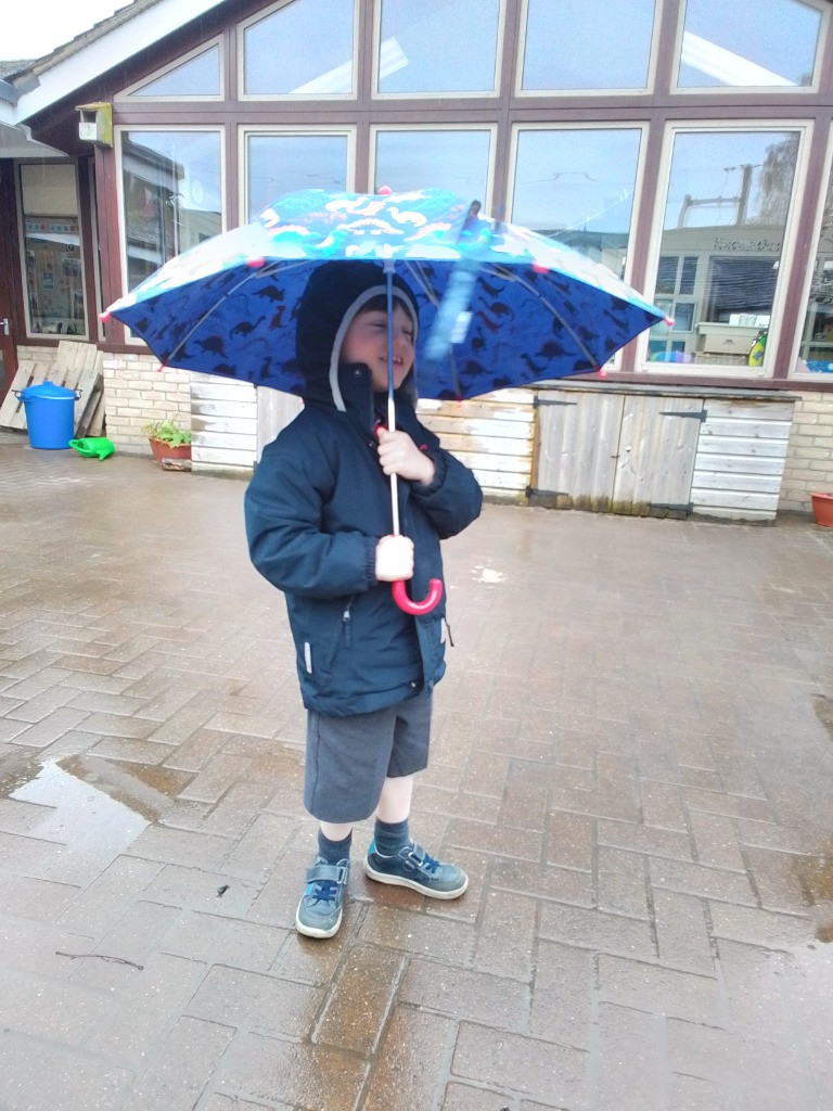 Singing In The Rain and Litter Picking, Copthill School