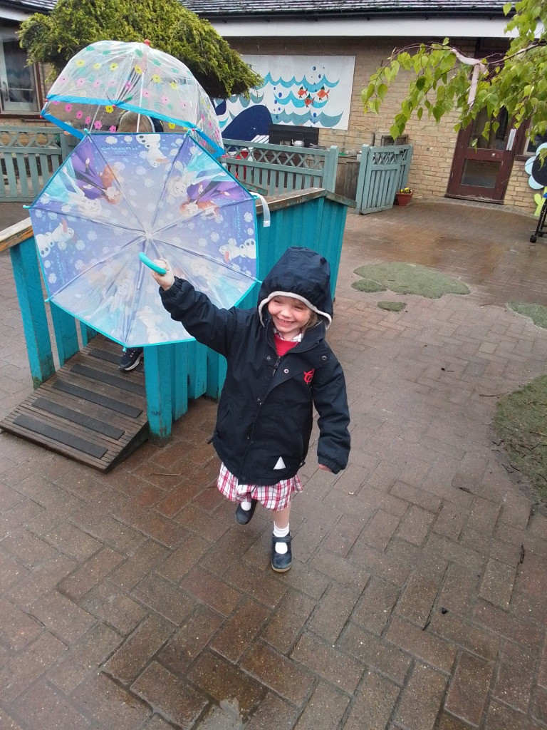 Singing In The Rain and Litter Picking, Copthill School