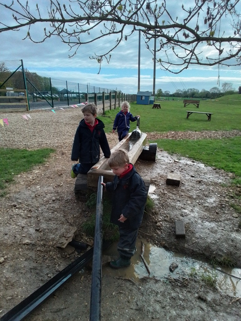 Singing In The Rain and Litter Picking, Copthill School