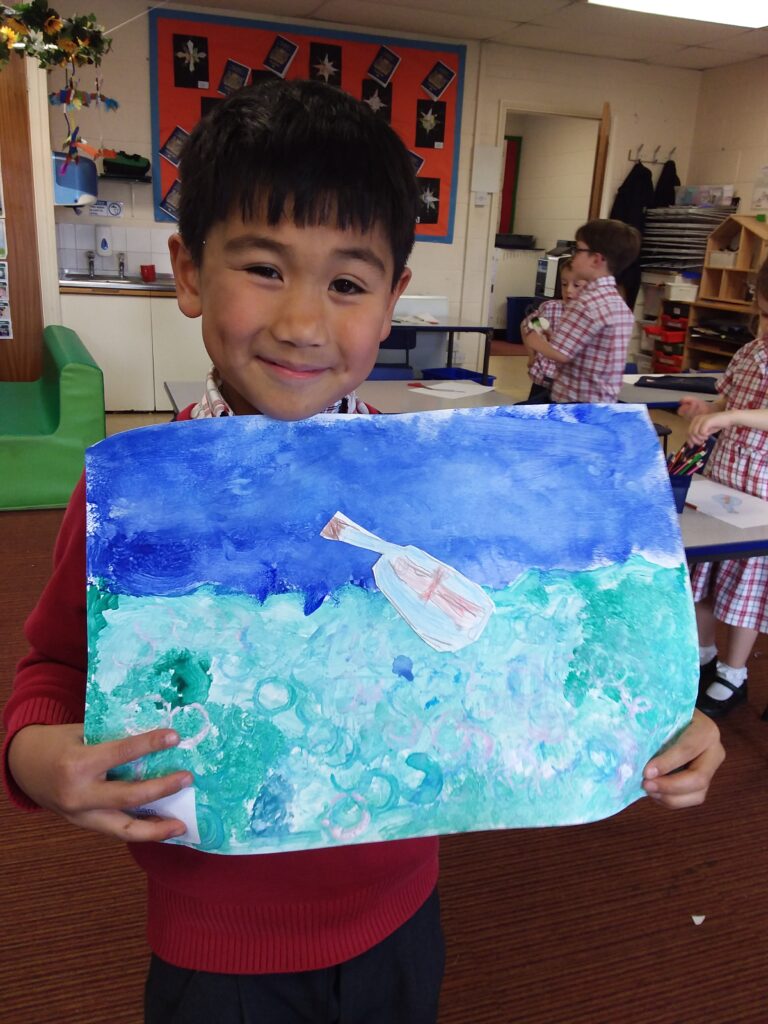 Message in a bottle in the Atlantic Ocean&#8230;, Copthill School