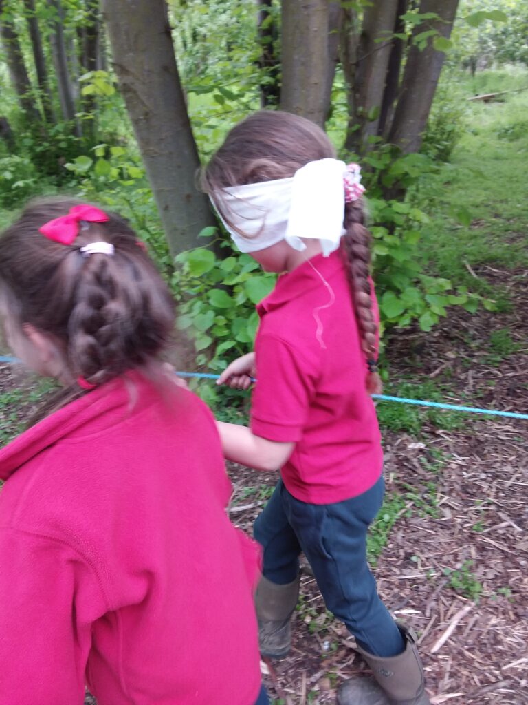 Forest school fun!, Copthill School