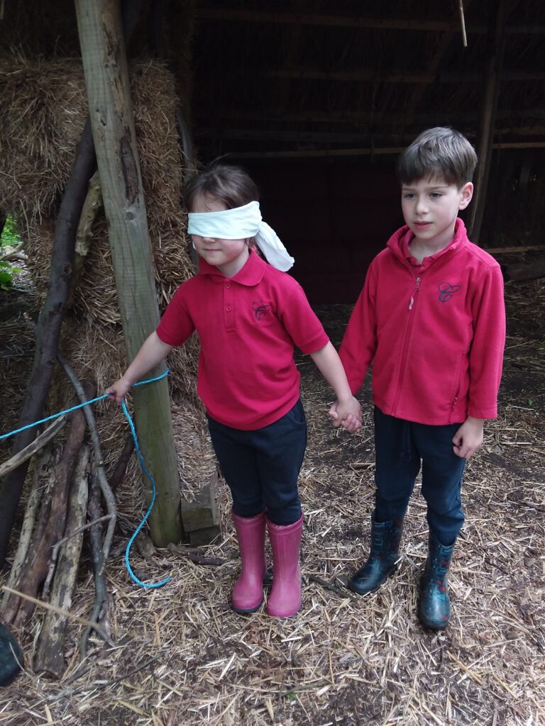 Forest school fun!, Copthill School