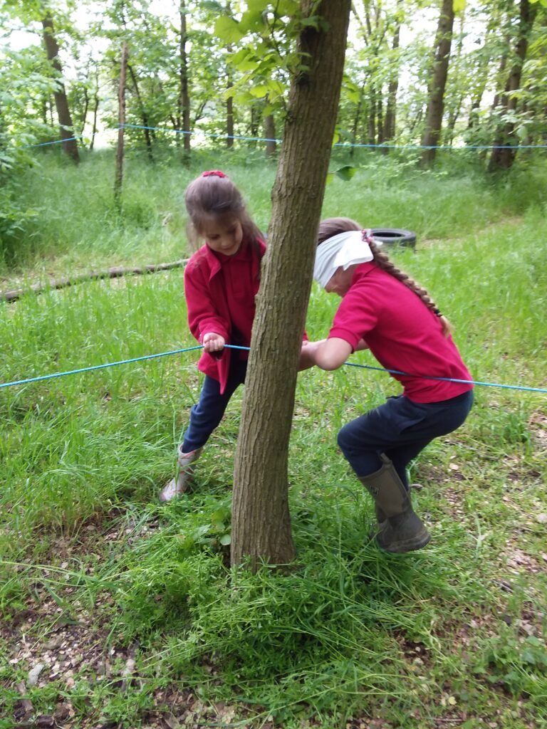 Forest school fun!, Copthill School