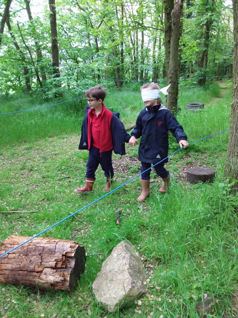 Forest school fun!, Copthill School