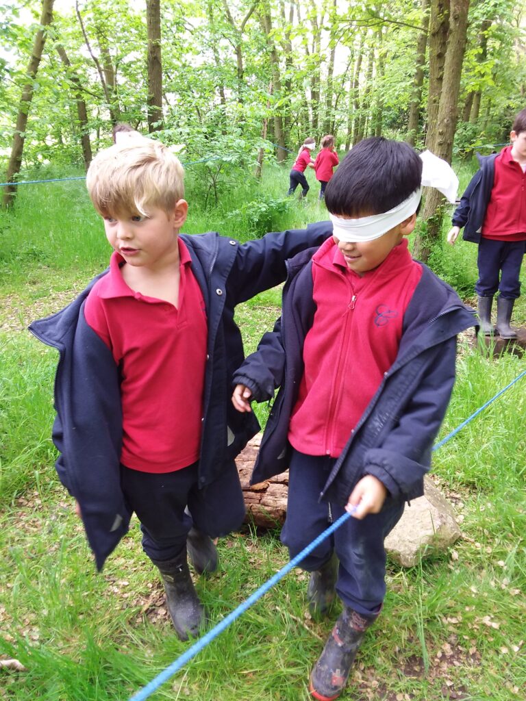 Forest school fun!, Copthill School