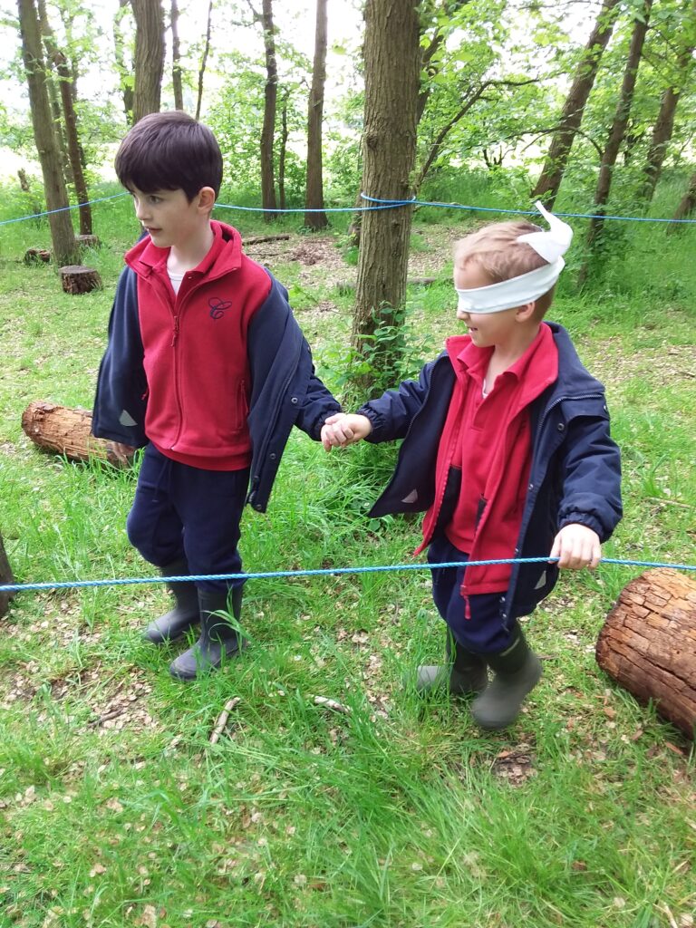 Forest school fun!, Copthill School