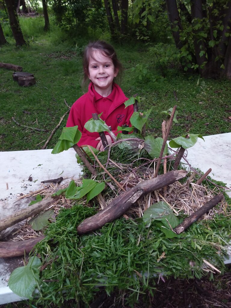 Forest school fun!, Copthill School