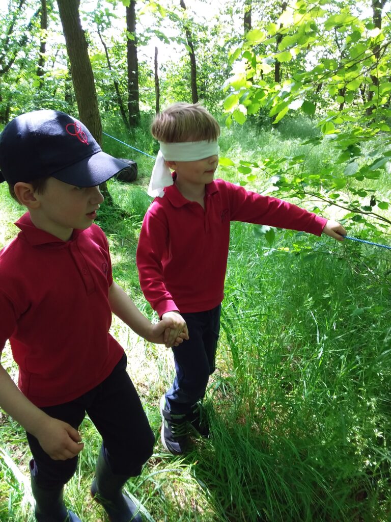 Forest school fun!, Copthill School