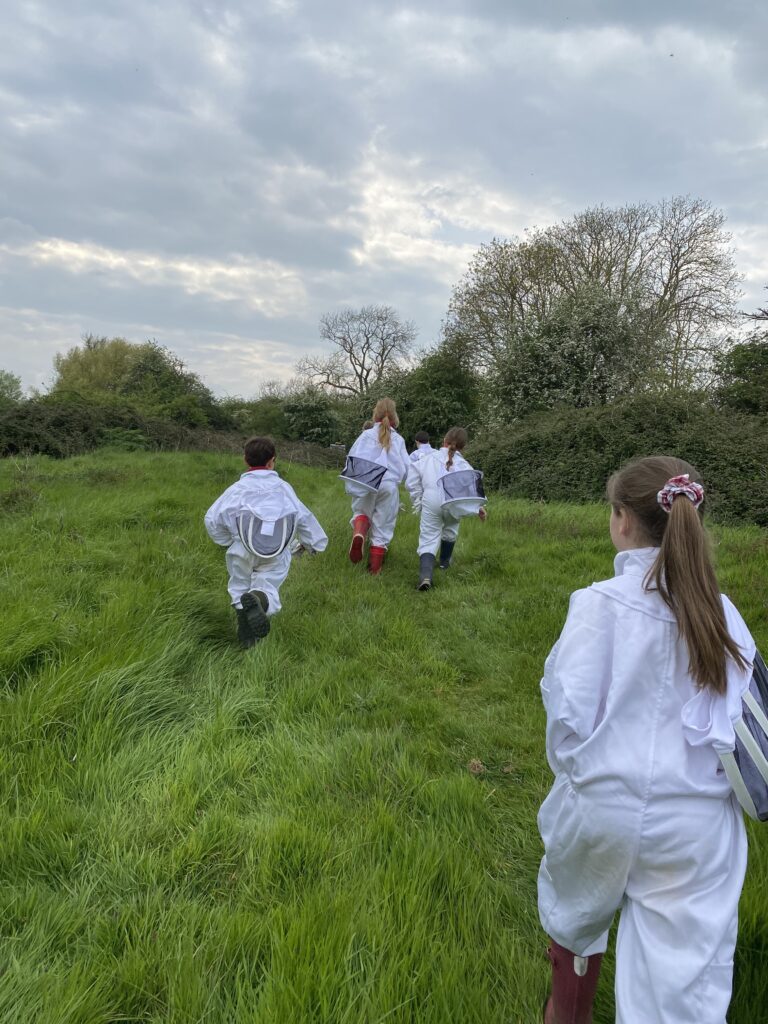 Beekeepers meet the bees!, Copthill School