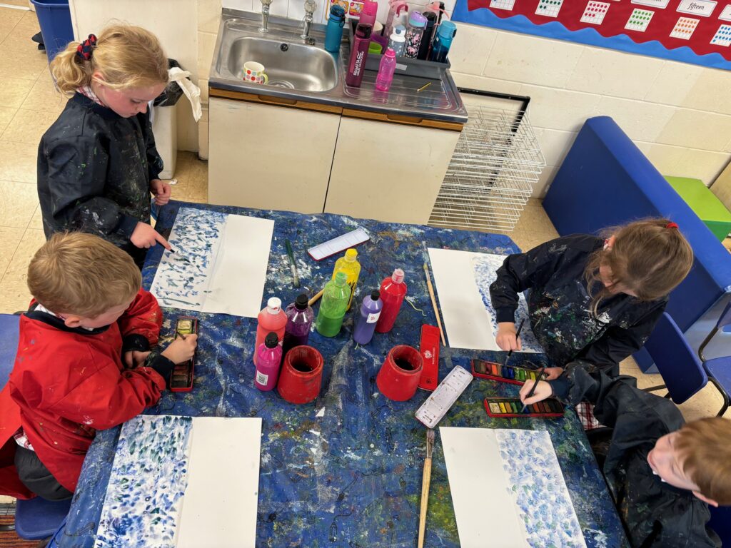 Monet inspired sailboats&#8230;, Copthill School