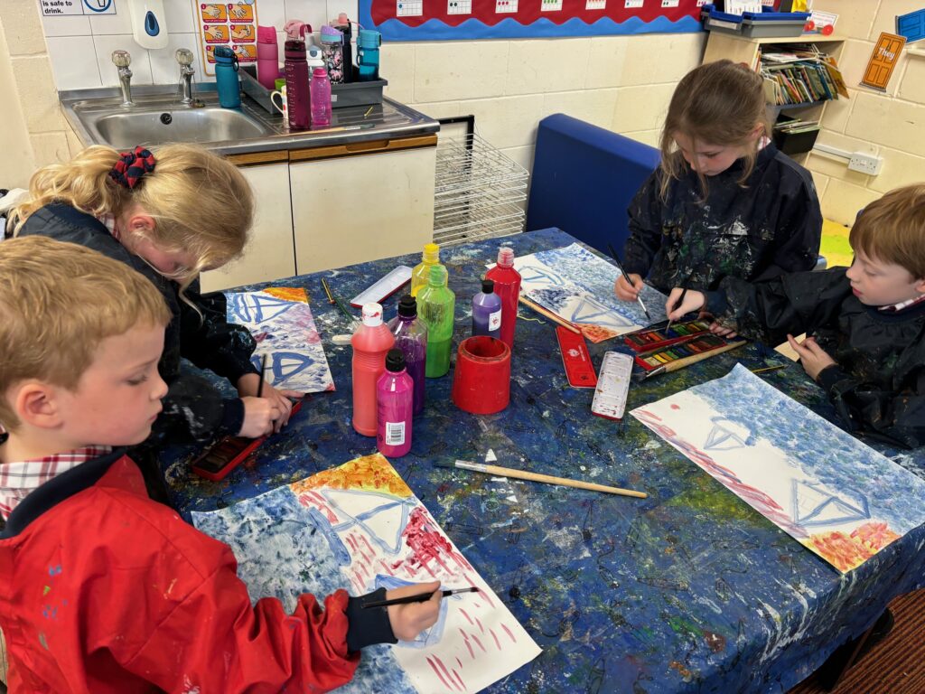 Monet inspired sailboats&#8230;, Copthill School