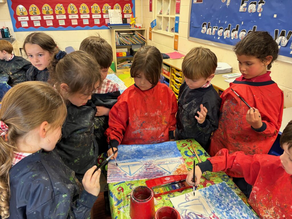 Monet inspired sailboats&#8230;, Copthill School