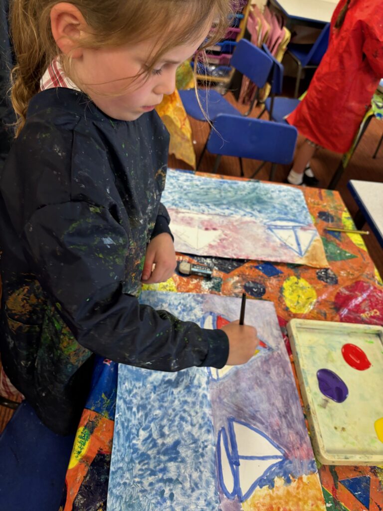 Monet inspired sailboats&#8230;, Copthill School