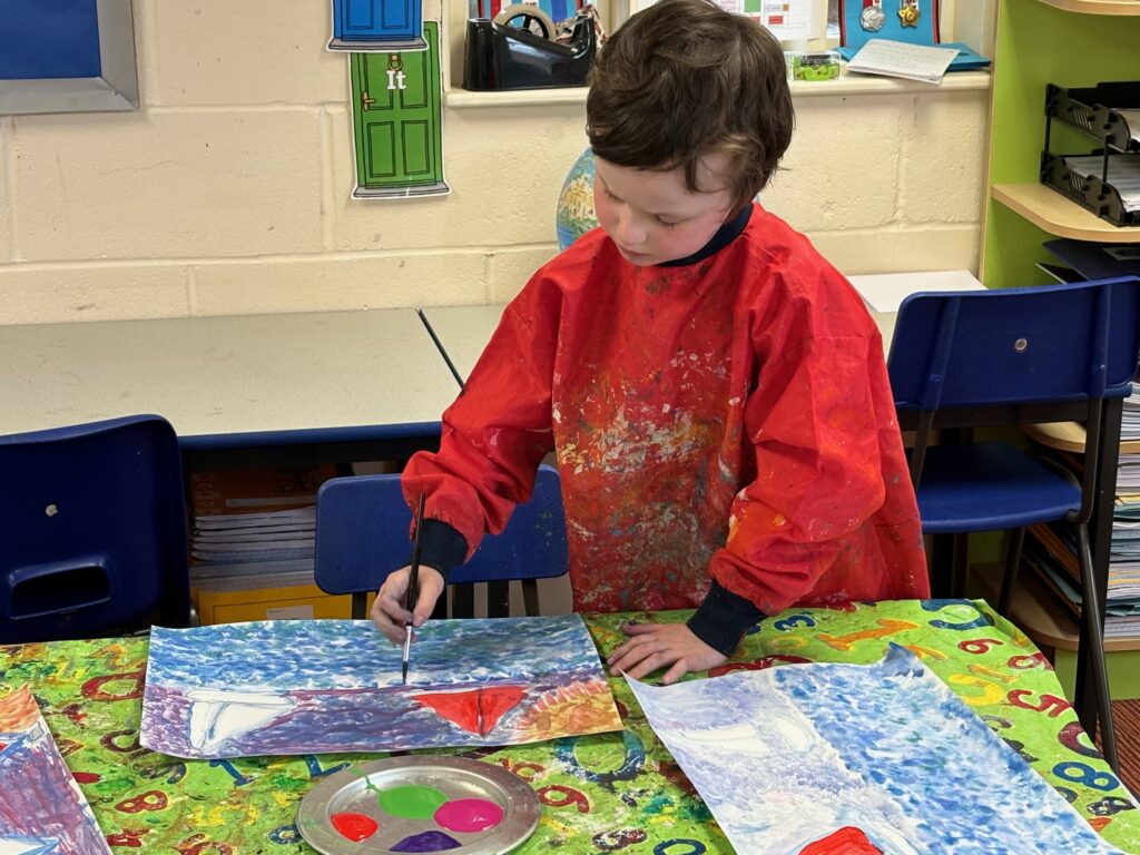 Monet inspired sailboats&#8230;, Copthill School