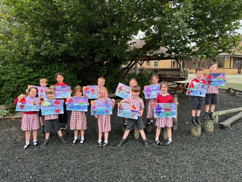 Monet inspired sailboats&#8230;, Copthill School