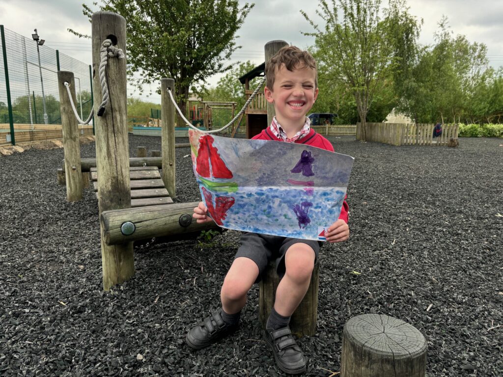 Monet inspired sailboats&#8230;, Copthill School