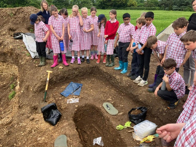 The Copthill Dig, Copthill School