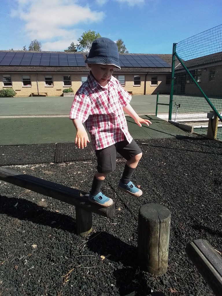 Egg and Spoon Races and Exploring the Main School Playground, Copthill School