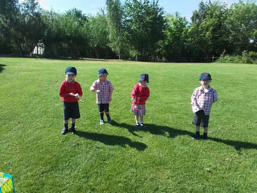 Egg and Spoon Races and Exploring the Main School Playground, Copthill School