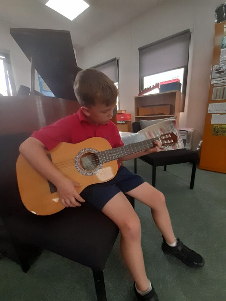 Year Two enjoy a musical afternoon., Copthill School