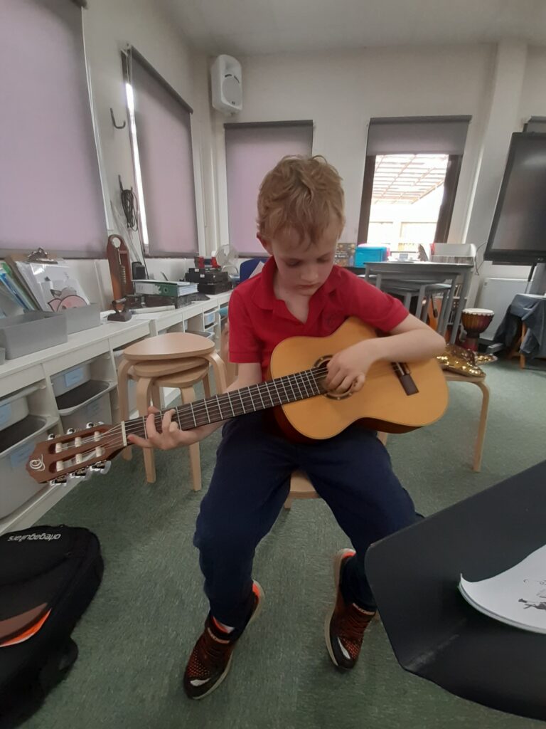 Year Two enjoy a musical afternoon., Copthill School