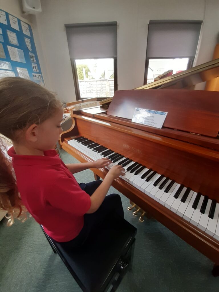 Year Two enjoy a musical afternoon., Copthill School