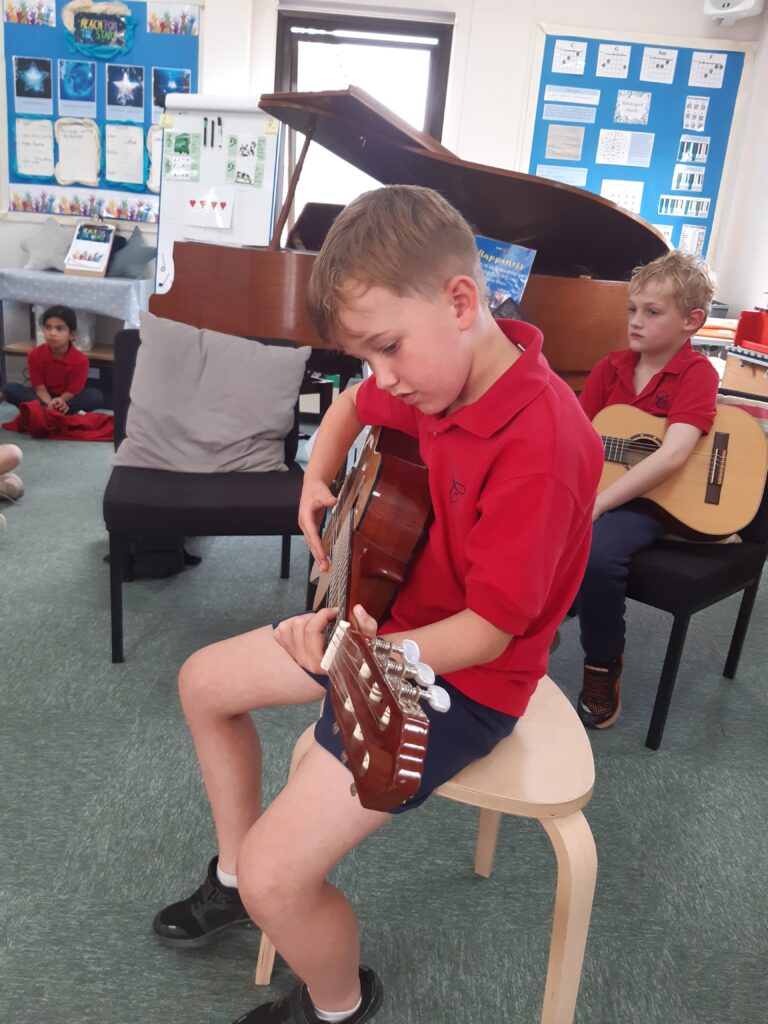 Year Two enjoy a musical afternoon., Copthill School